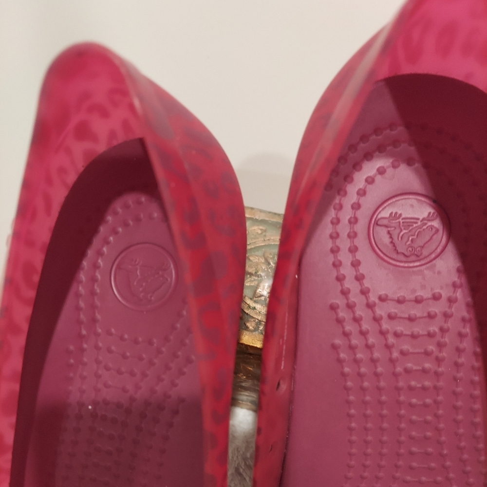 Crocs wedges shoes size  w 8 - Picture 4 of 7